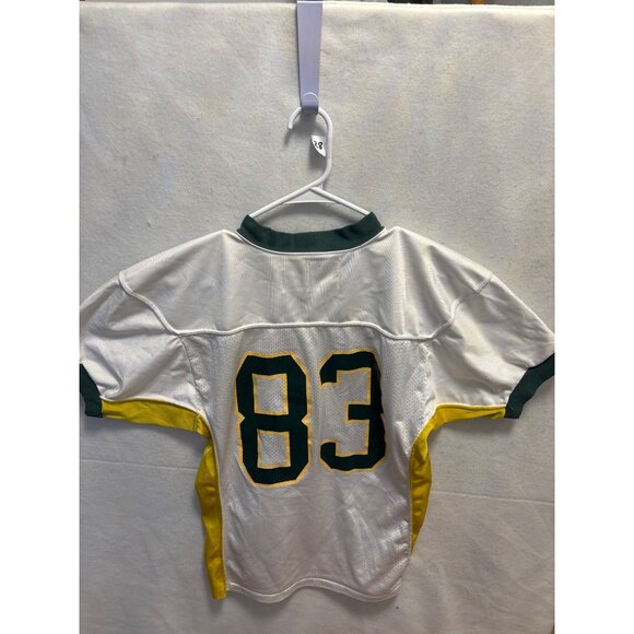 Reebok Team Uniforms White & Yellow Mesh Football Jersey XL - Picture 4 of 8
